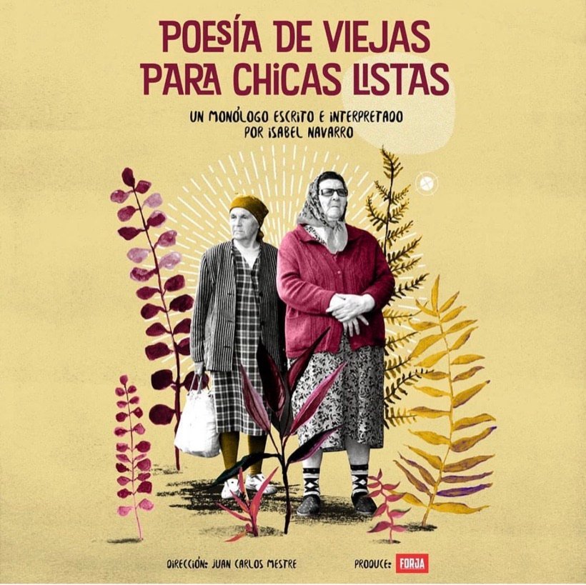 Cartel de Poesía de viejas para chicas listas